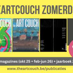 Ontdek TheArtCouch kunstmagazine met de speciale zomerdeal.
